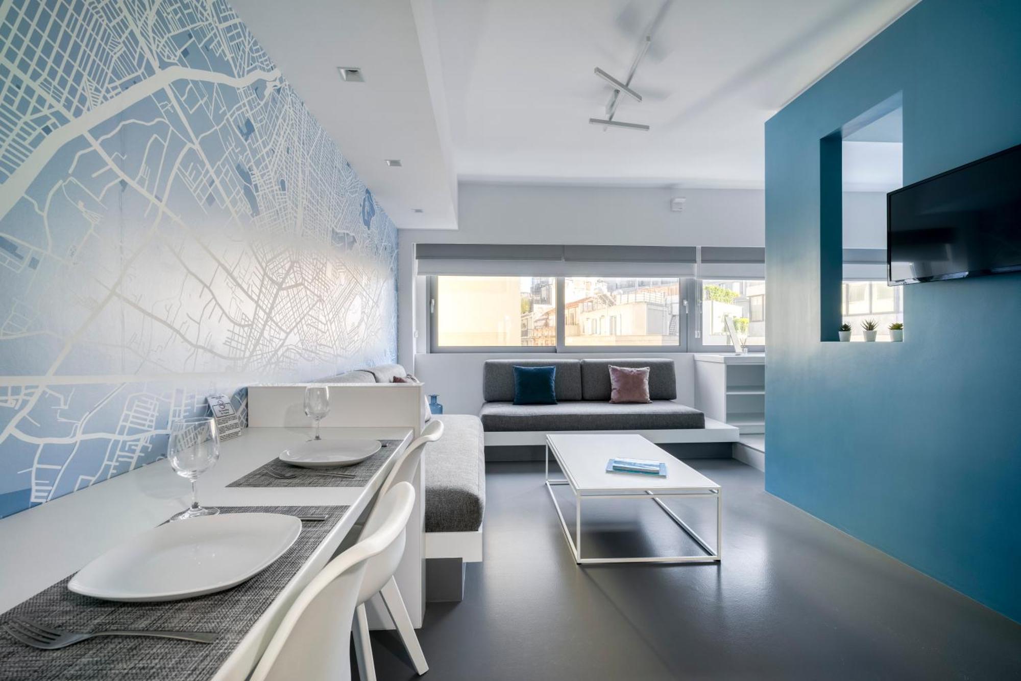 Athens Color Cube Apartment Bilik gambar