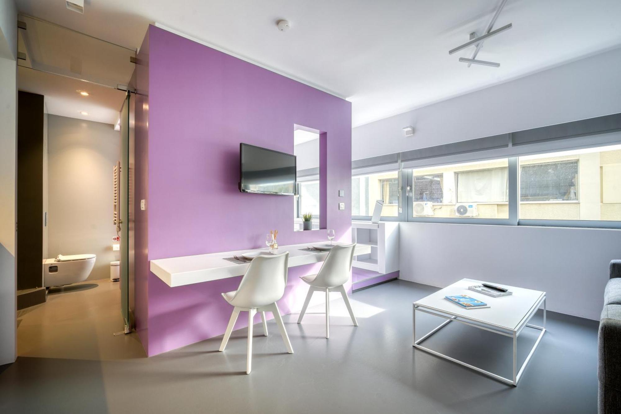 Athens Color Cube Apartment Bilik gambar