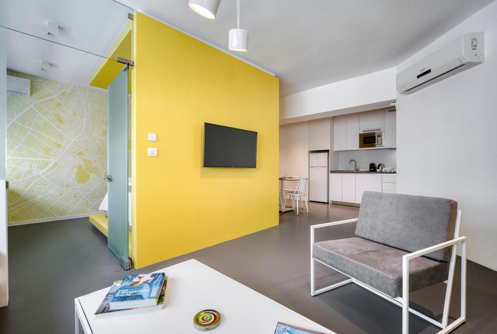 Athens Color Cube Apartment Bilik gambar